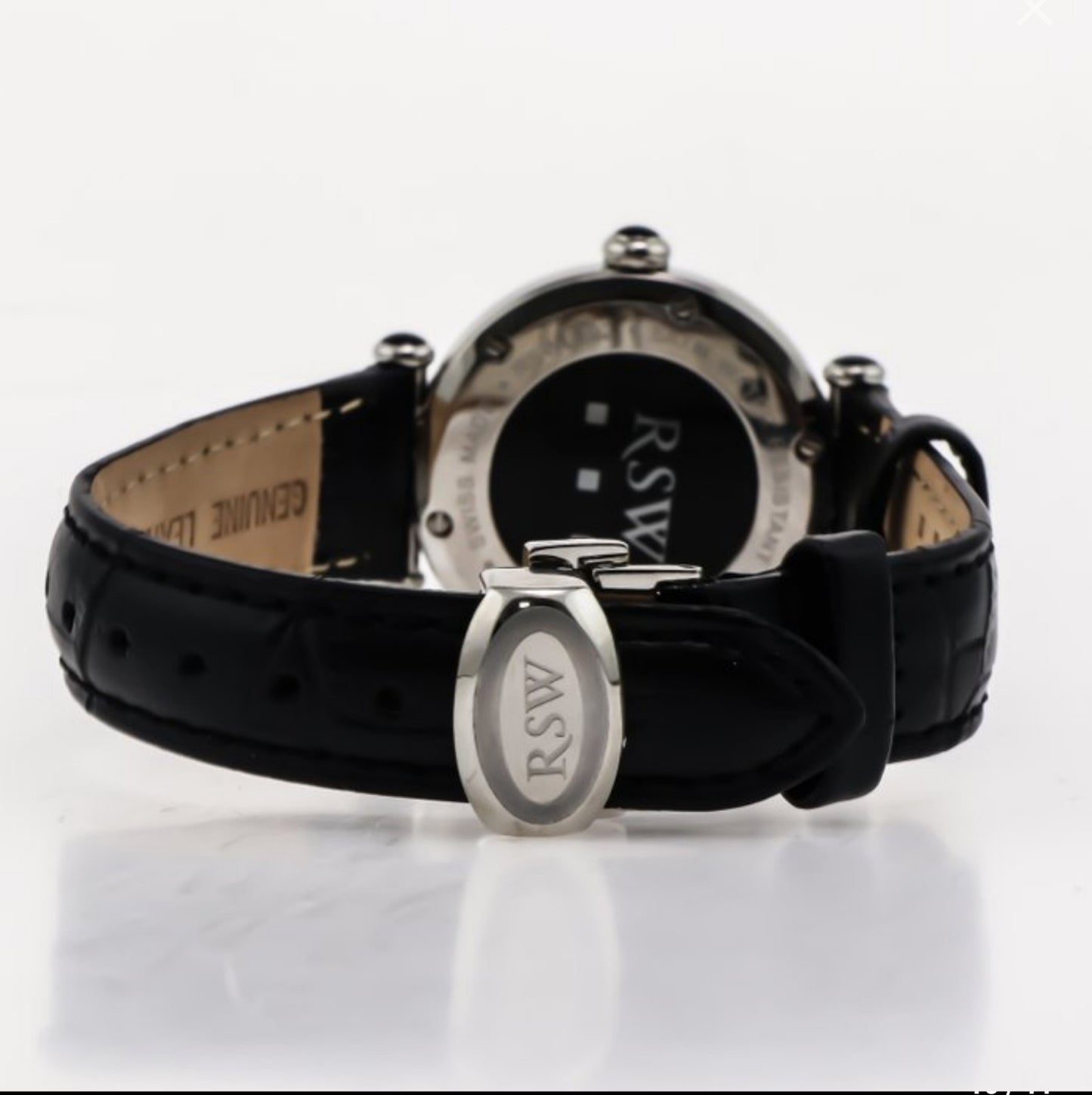 RSW • Swiss Watch • Stainless Steel & Leather • Quartz • 33mm • 5ATM