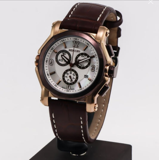 Mercury • Swiss Chronograph Watch • Stainless Steel Quartz • 42.5mm 3ATM •ME1075