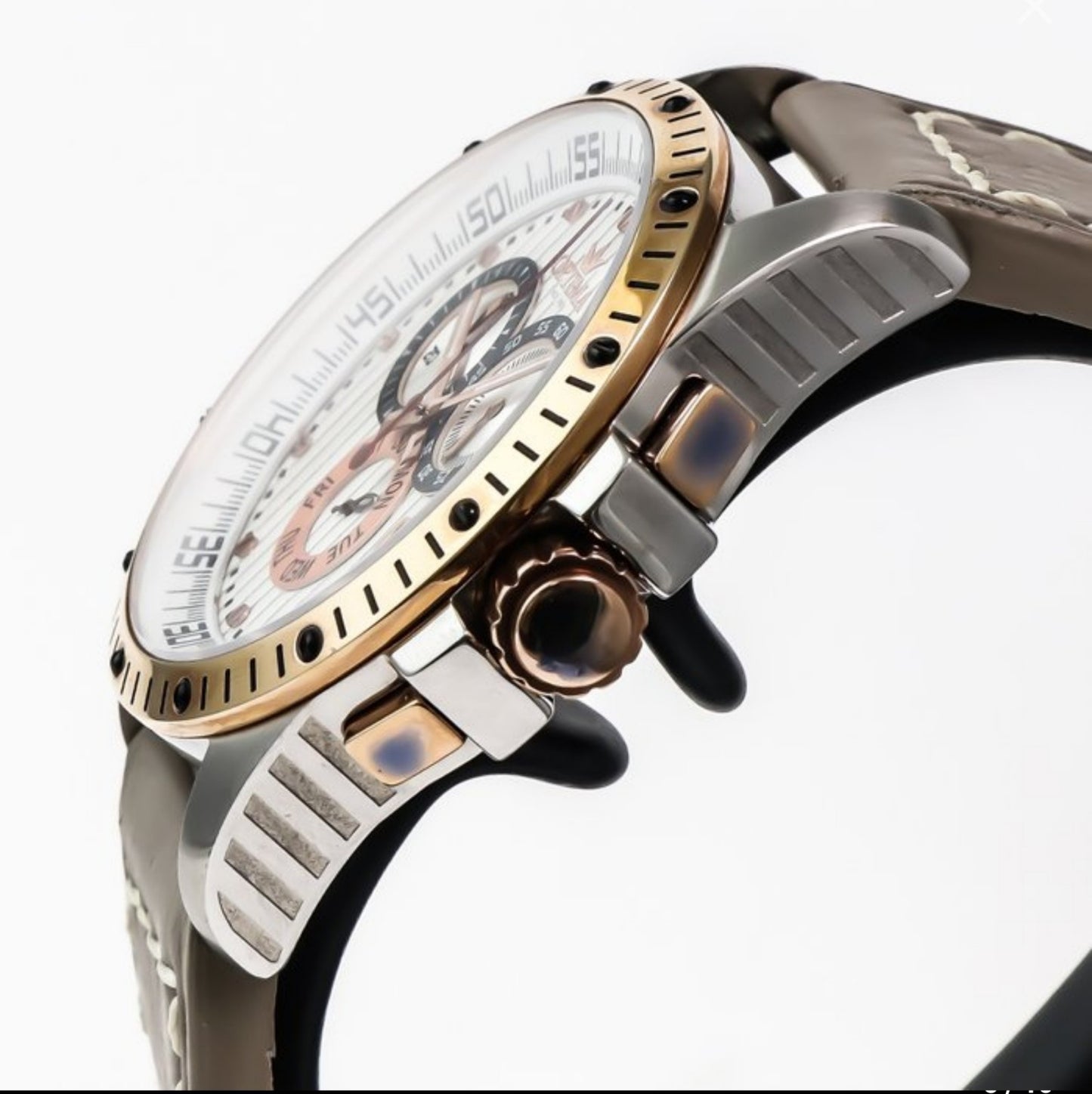 Optima • Swiss Chronograph Watch  • Stainless Steel Quartz • 45mm • OSC281-SRL-1