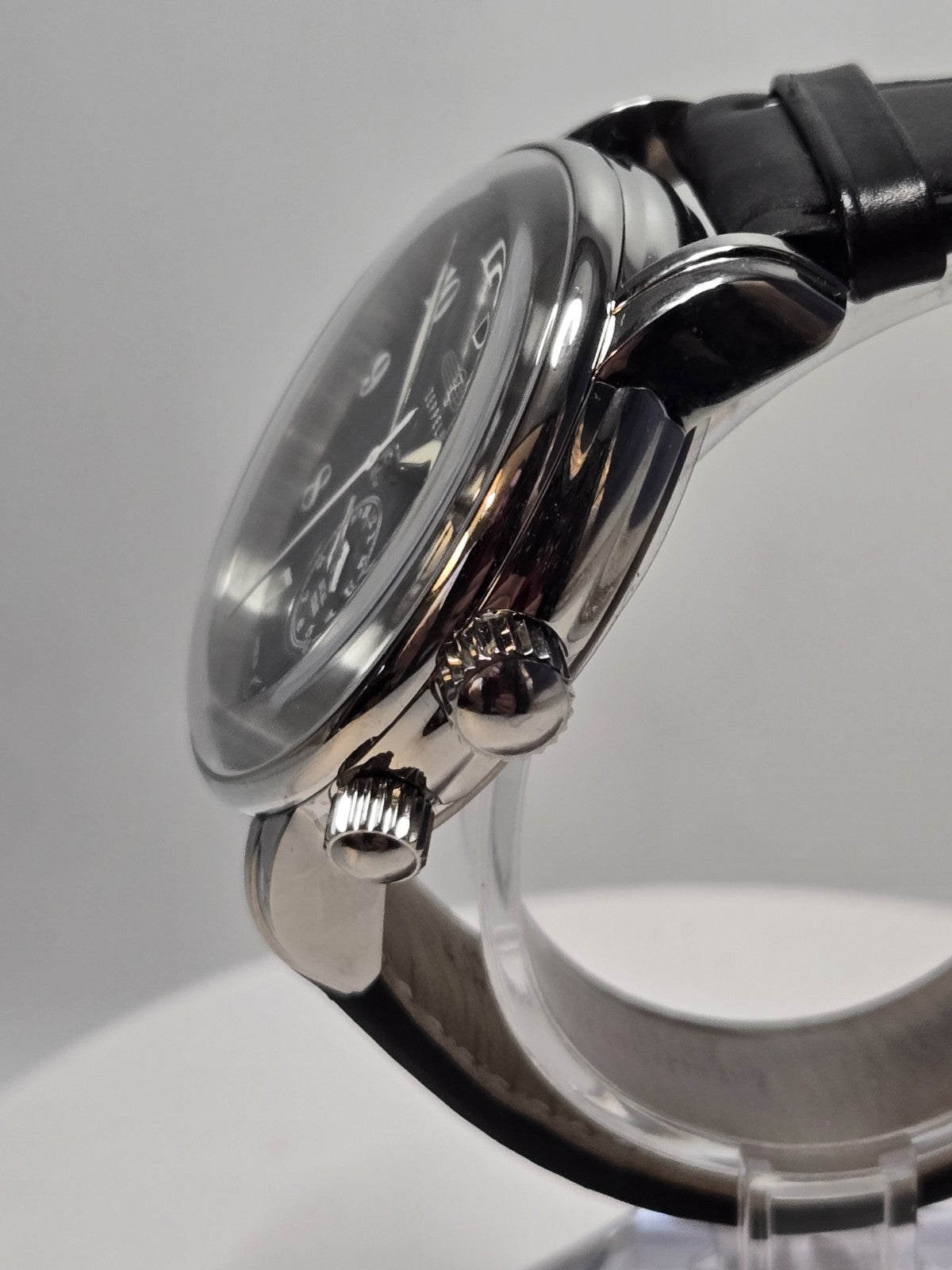 Graf Zeppelin • German Made Dual Time • Big Date Watch • Dual Crowns • 7644-2