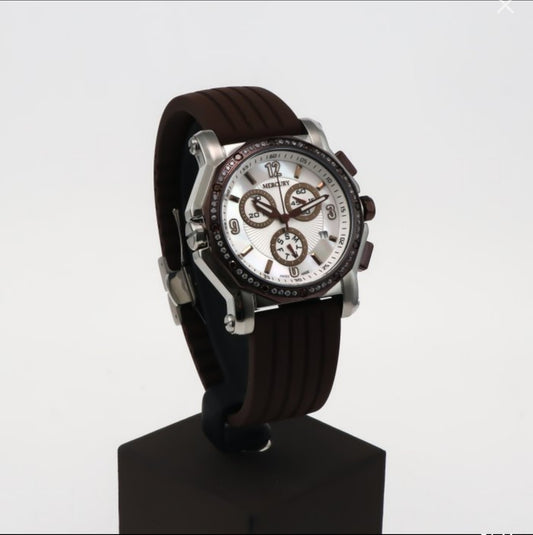 Mercury • Swiss Chronograph Watch • Stainless Steel Quartz 42.5mm • 3ATM ME1075